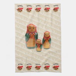 Russia - Russia Babuschka Dishcloths Kitchen Towel
