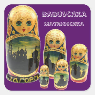 Russia - Russia Babuschka Matrjoschka sticker