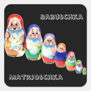 Russia - Russia Babuschka Matrjoschka sticker