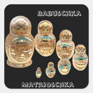 Russia - Russia Babuschka Matrjoschka sticker