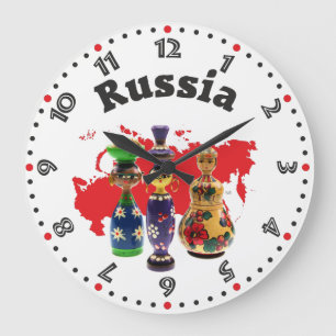 Russia - Russia Babuschka - Matrjoschka Wanhohr Large Clock