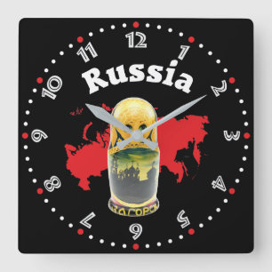 Russia - Russia babushka - Matrjoschka clock