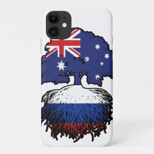 Russia Russian Australian Australia Tree Roots iPhone 11 Case