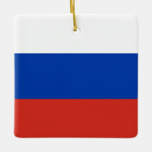 Russia (Russian) Flag  Ceramic Ornament
