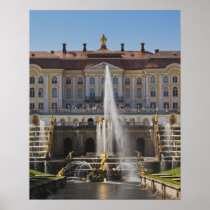 Russia, Saint Petersburg, Peterhof, Grand Palace 4 Poster
