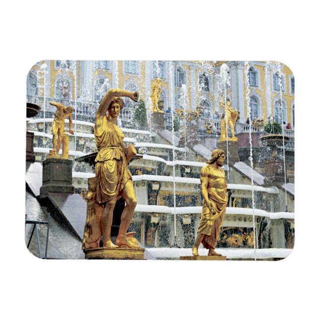 Russia, Saint Petersburg, Peterhof, Samson and Magnet (Horizontal)