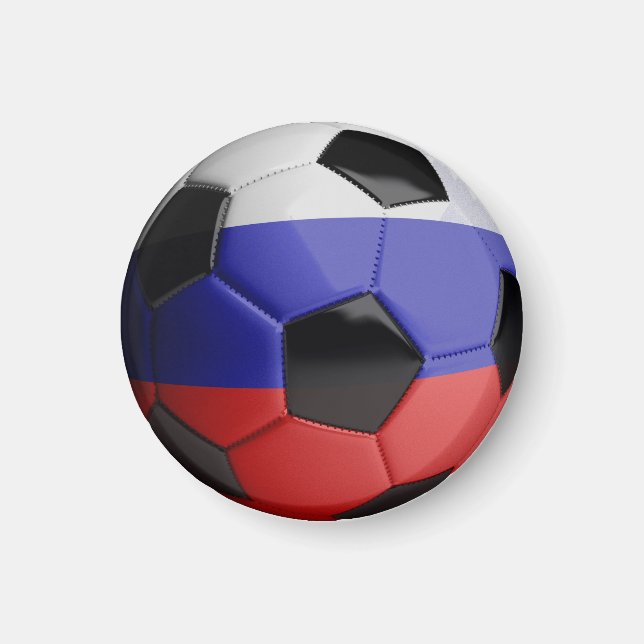 Russia Soccer Ball Magnet (Front)