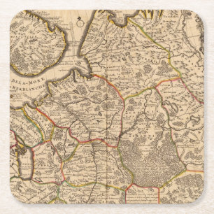 Russia Square Paper Coaster