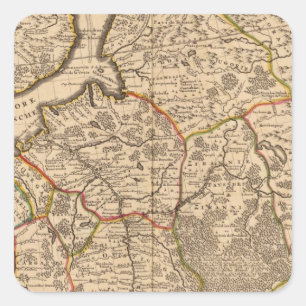 Russia Square Sticker