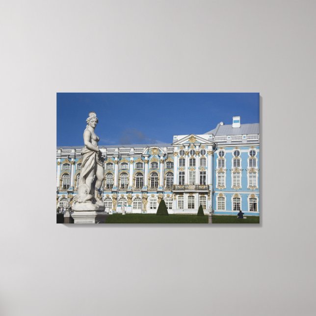 Russia, St. Petersburg, Catherine's Palace (aka 3 Canvas Print (Front)
