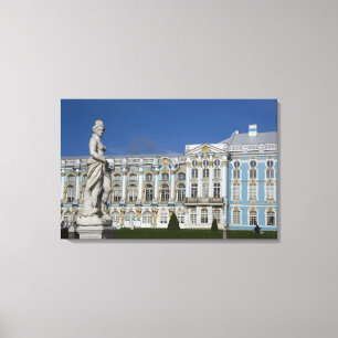 Russia, St. Petersburg, Catherine's Palace (aka 3 Canvas Print