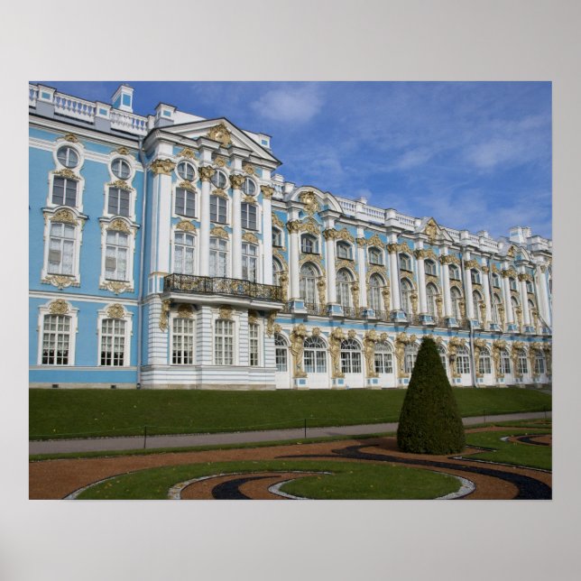 Russia, St. Petersburg, Pushkin, Catherine's 4 Poster (Front)
