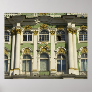 Russia. St Petersburg. Winter Palace. Hermitage Poster
