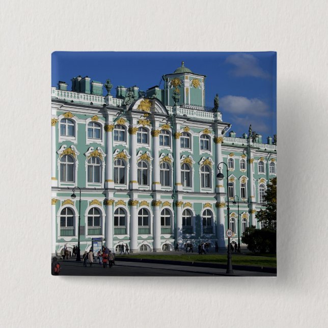 Russia, St. Petersburg, Winter Palace, The 2 2 Inch Square Button (Front)
