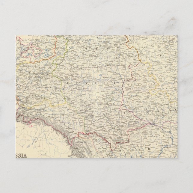 Russia SW, Poland Postcard (Front)