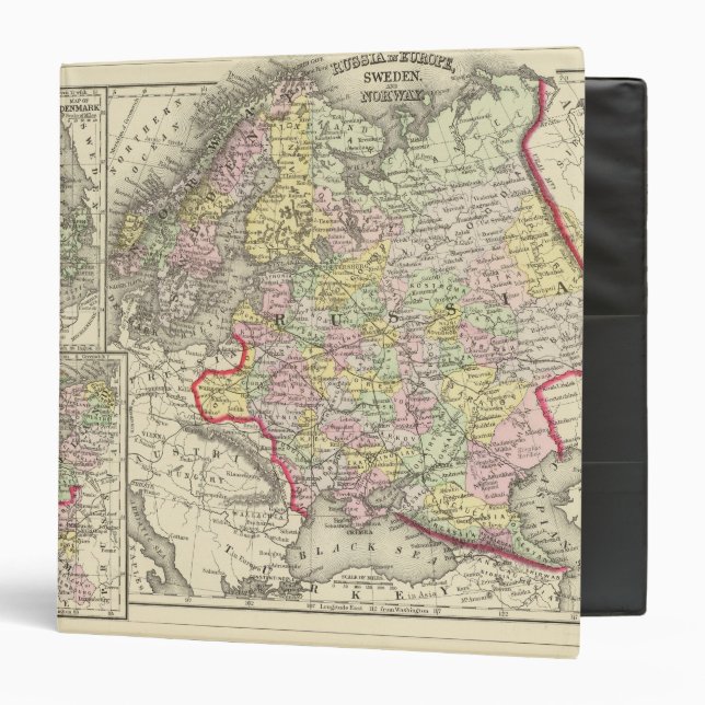 Russia, Sweden, Norway Binder (Front/Inside)