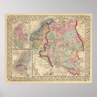 Russia, Sweden, Norway Map by Mitchell