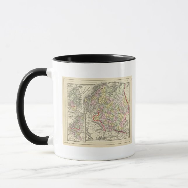Russia, Sweden, Norway Mug (Left)