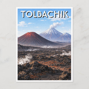 Russia Tolbachik Volcanoes Postcard