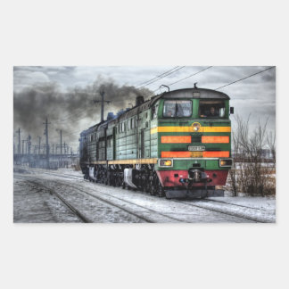 Russia Train Locomotive Sticker