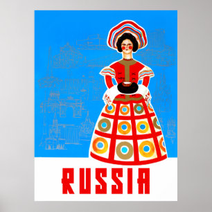 Russia Travel Poster