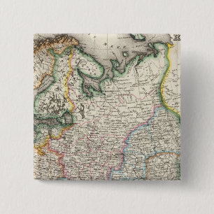 Russia, Ukraine 2 Inch Square Button