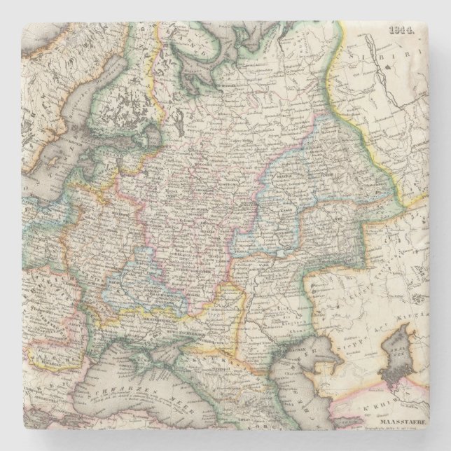 Russia, Ukraine Stone Coaster (Front)