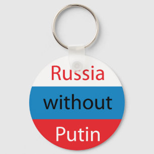 Russia without Putin Keychain