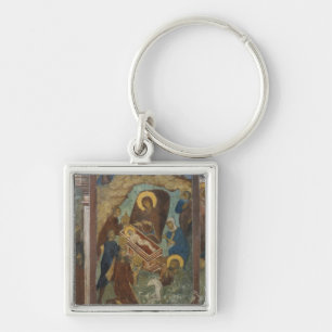 Russia, Yaroslavl, fresco in Cathedral of St. 2 Keychain