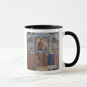 Russia, Yaroslavl, fresco in Cathedral of St. Mug