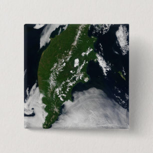 Russia�s Kamchatka Peninsula 2 Inch Square Button