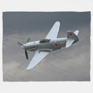 RUSSIAN AIRPLANE FLEECE BLANKET
