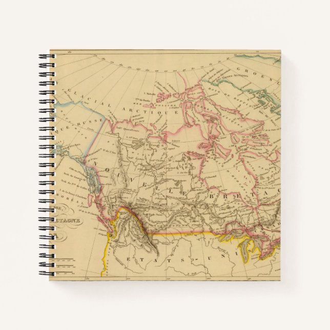 Russian America, New Britain and Canada Notebook (Front)