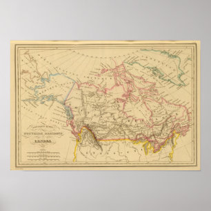 Russian America, New Britain and Canada Poster