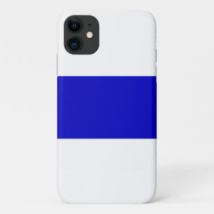 russian anti war flag ukraine blue line solidarity iPhone 11 case