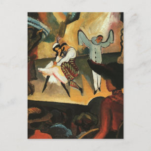 Russian Ballet by August Macke Postcard