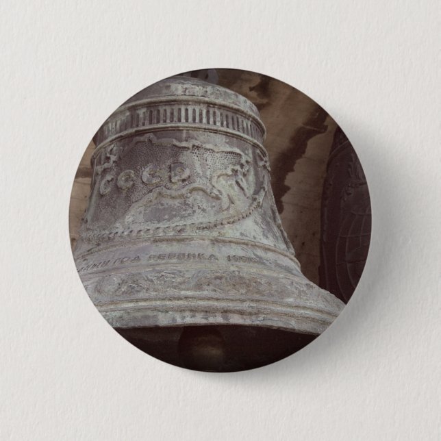 Russian Bell Photo Round Badge 2 Inch Round Button (Front)