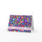 Russian Birthday card with colorful flowers