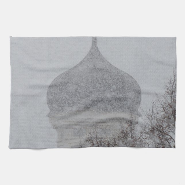 Russian Blizzard Kitchen Towel (Horizontal)