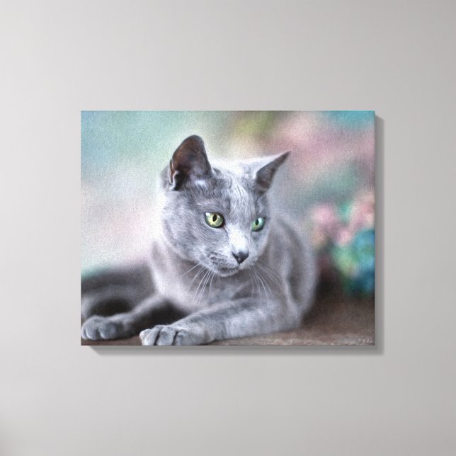 Russian Blue Canvas Print (Front)