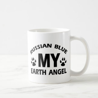 russian blue Cat design Coffee Mug