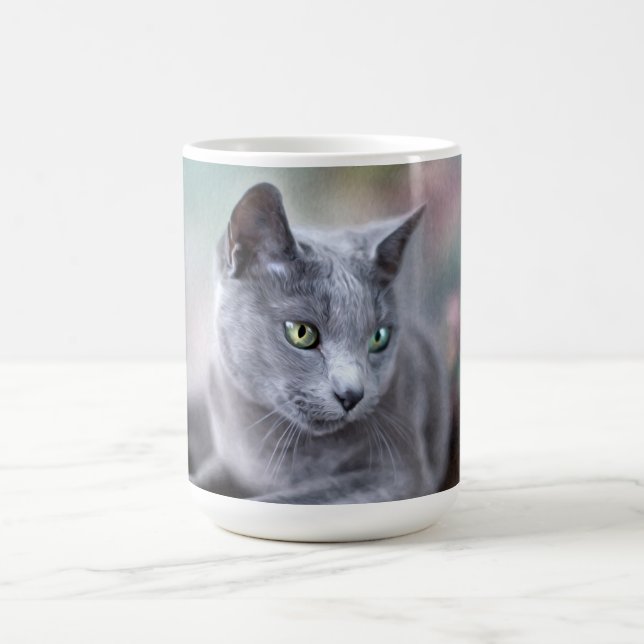 Russian Blue Coffee Mug (Center)