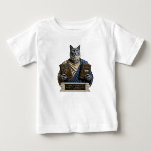 Russian Blue Homer Cat Baby T-Shirt