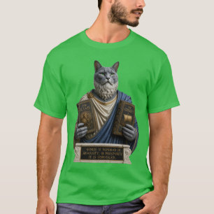 Russian Blue Homer Cat T-Shirt