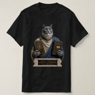 Russian Blue Homer Cat T-Shirt