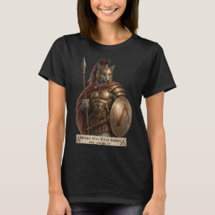 Russian Blue Spartan Cat T-Shirt