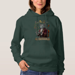 Russian Blue Vivaldi Cat: A Vibrant Legacy Hoodie