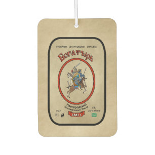 Russian Bogatyr Beer Air Freshener