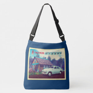 Russian Car And Dacha Crossbody Bag
