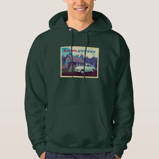 Russian Car And Dacha Hoodie (Front)
